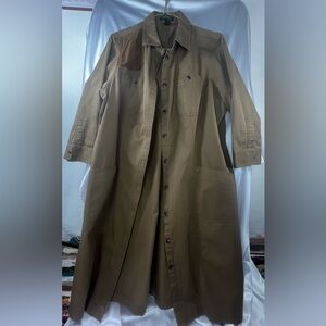 Lauren Ralph Lauren Brown Midi Dress